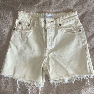 Zara Tan denim shorts